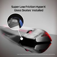 HyperX - Pulsefire Haste 2 S Lightweight Wireless Optical Gaming Mouse with RGB Lighting - Wirele... - Back View