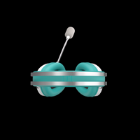 ASUS - TUF GAMING H1 Gen II Wired Gaming Headset for PC and PS5 - Hatsune Miku Edition - Back View