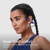 Shokz - OpenRun Wireless Bone Conduction Open-Ear Bluetooth Endurance Headphones (USB-Charging) -... - Back View