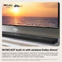 LG - 5.1.3-Channel S90TY Soundbar with Wireless Subwoofer, Dolby Atmos, WOW Orchestra - Black - Back View