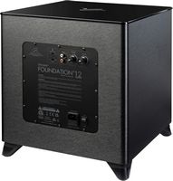 MartinLogan - Dynamo Foundation 12, 12” Sealed, Powered Subwoofer, with Magnitude MT-700 Amplifie... - Back View
