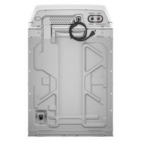 Whirlpool - 4.2-4.3 Cu. Ft. Top Load Washer with 2-in-1 Removable Agitator - White - Back View