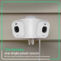 Blink - Arc – Plug-in Panoramic Vision [Plus Subscription required] 180° dual-camera mount for Mi... - Back View