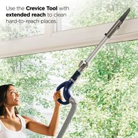 Shark - Navigator Lift-Away Deluxe Upright Vacuum with Anti-Allergen Complete Seal - Blue - Back View