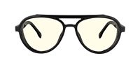 GUNNAR - Tallac Computer Glasses with Blue Light Reduction, Clear Lenses - Onyx - Back View