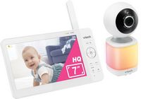 VTech - 7” Digital Video Baby Monitor with Pan-Tilt-Zoom, 600p High-Quality Display, and No WiFi,... - Back View