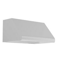 ZLINE - 36 inches - Externally Vented & Convertible - Under cabinet Range Hood - Brushed Stainles... - Back View
