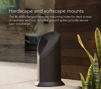 Definitive Technology - Dymension 6.5 Outdoor Bollard Speaker Each - Brown - Back View