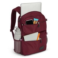 High Sierra - BTS 2020 Everclass Backpack - Maroon - Back View