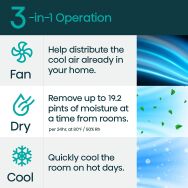 Hisense - 6,000 BTU 250 Sq Ft Window Air Conditioner with Remote - White - Back View