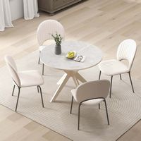 Costway Round Dining Table 36