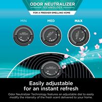 Shark - CleanSense™ Air Purifier with Odor Neutralizer Technology, covers 500 sq.ft. Captures 99.... - Back View