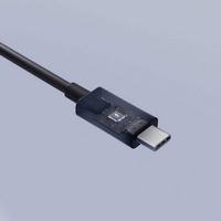 Belkin - 3.3ft USB-C Thunderbolt 5 Cable w/ 240W Power Delivery, Bandwidth Boost Up to 120Gbps, a... - Back View