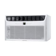 Frigidaire - 115V 10,000 BTU 450 Sq. Ft. Smart In Wall Air Conditioner with Remote - White - Back View