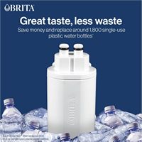 Hamilton Beach - Brita Hub Instant Powerful Countertop Water Filtration System - White - Back View