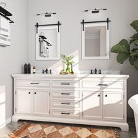 LOVMOR - Rectangle Framed Wall Bathroom Vanity Mirror Accent Mirror - 22