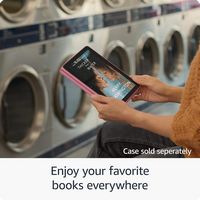 Amazon - Fire HD 8 tablet, 8” HD Display, 3GB memory, 32GB, designed for portable entertainment (... - Back View