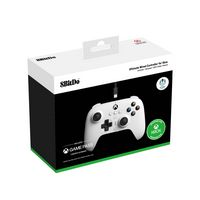 8BitDo - Ultimate Wired Controller for Windows with Hall Effect Joysticks - White - Back View