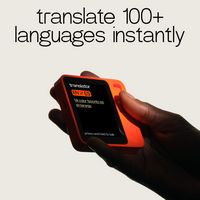 Rabbit - R1 Mobile AI Device - Personal AI Assistant - Leuchtorange - Back View