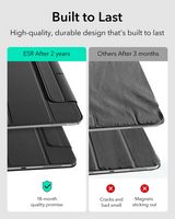 ESR Gear - Rebound Magnetic Keyboard Case 360 for iPad Air 11 2024 - Charcoal Gray - Back View