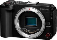 Canon - EOS R50 V 4K Video Mirrorless Camera (Body Only) - Black - Back View