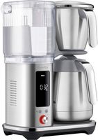 Breville - the Luxe Brewer Thermal Coffee Maker - Brushed Stainless Steel - Back View