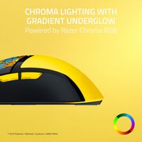 Razer - Cobra Lightweight Optical Gaming Mouse with Chroma RGB Lighting - Wired - Pokémon Edition - Back View