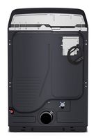 Maytag - 7.4 Cu Ft. Smart Gas Dryer with Steam and Pet Pro Option - Midnight Steel - Back View