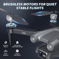 Contixo F25 Foldable Drone - 1080p FHD Camera, FAA-Exempt, FPV Screen, GPS, Smart Modes, Brushles... - Back View