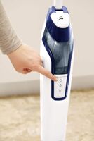 BISSELL - PowerFresh Deluxe Corded Steam Mop - Brite White/Saphire Waltz - Back View