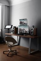 Edifier - S3000MKII Audiophile Hi-Fi/Hi Res Active Bookshelf 2.0 Speakers, Computer Speakers - 25... - Back View