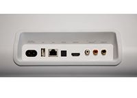 Bluesound - PULSE CINEMA MINI Wireless Streaming Soundbar - Tan - Back View