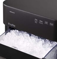 GE Profile - Opal 2.0 Ultra Nugget Ice Maker with Side Tank and Scale Inhibiting Filter - Carbon ... - Back View