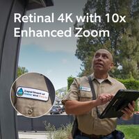 Ring - Wired Doorbell Elite (2ndGen), Power over Ethernet, Retinal 4K, Remote Gate Access, 10x Zo... - Back View