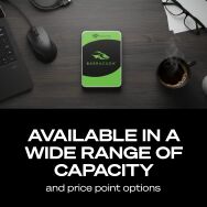 Seagate - Barracuda 4TB Internal Hard Drive for Desktops - Back View