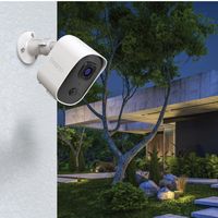 Swann - EVO 2K WiFi Security Camera, Weatherproof Outdoor, Color Night Vision, Motion Detect, Two... - Back View