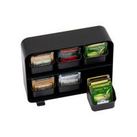 Mind Reader - Tea Bag Organizer, Tea Station Organizer, Countertop Storage, Plastic, 10.25