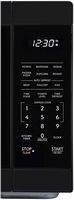 Sharp - 1.4 cu ft Countertop Microwave With Sensor Cooking - Black - Back View