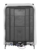 Whirlpool - Quiet Dishwasher with 3rd Rack .- Fingerprint Resistant - Stainless Steel - Back View