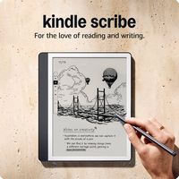 Amazon - Kindle Scribe (16GB) - Now write directly on books and documents. Built-in notebook summ... - Back View