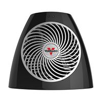 Vornado - VH202 750 Watt Indoor Electric Space Heater with Compact Size for Small Spaces - Black - Back View