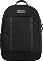 The Ridge Wallet - Commuter Backpack - Royal - Black - Back View