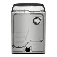 Maytag - 7.4 Cu. Ft. Smart Gas Dryer with Extra Power - Classic Silver - Back View