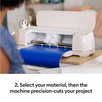 Cricut - Maker 4 Smart Cutting Machine - Seashell - Back View