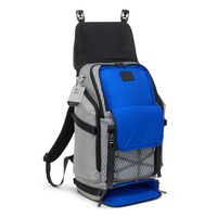TUMI - Alpha Bravo Expedition Backpack - Pearl Gray Mesh - Back View