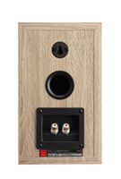 DALI - OBERON 1 Bookshelf Speakers - Pair - Light Oak - Back View