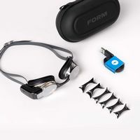 FORM - Smart Swim Goggles - Black - Back View