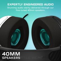 Turtle Beach - Airlite Fit Wired Gaming Headset for Nintendo Switch, Nintendo Switch Lite & Ninte... - Back View