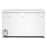 Amana - Amana® 16 Cu. Ft. Chest Freezer with Up-Front Temperature Control System - White - Back View