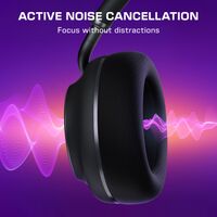 Turtle Beach - Stealth Pro II Multiplatform Wireless Over-Ear Gaming Headset for Xbox Series X|S,... - Back View